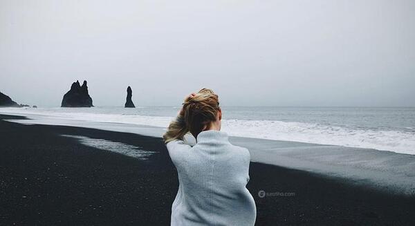 عکس پروفایل دخترانه لب دریا