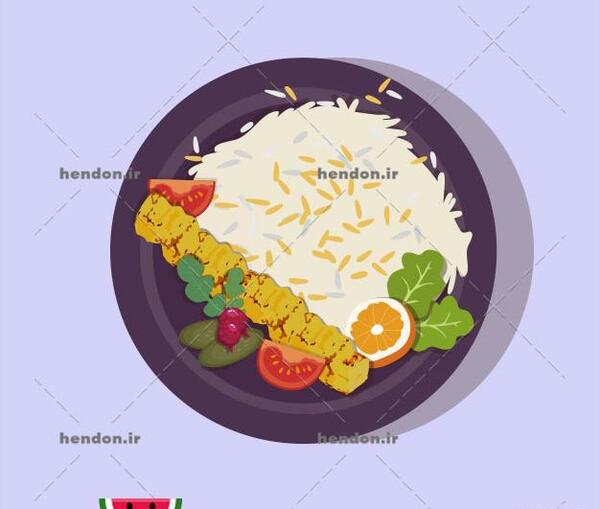 عکس وکتور غذا