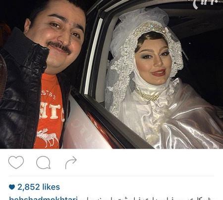 عکس های بهشاد مختاری و همسرش