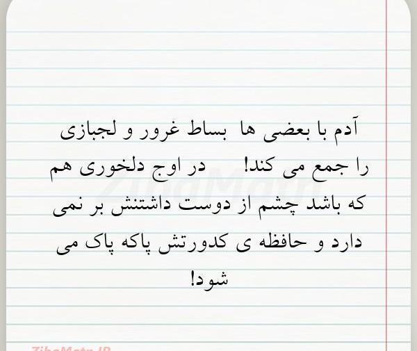 عکس درباره لجبازی