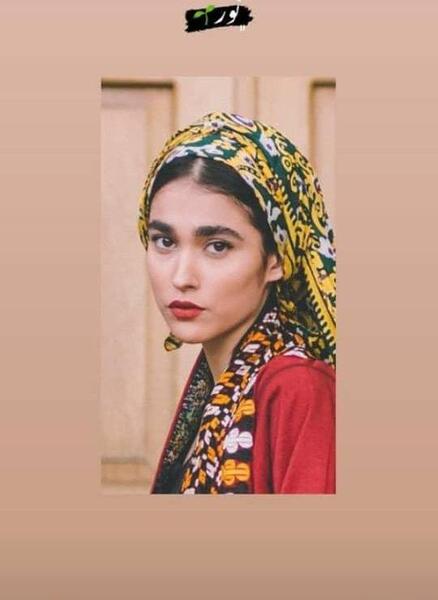 عکس آدرینا صادقی و همسرش