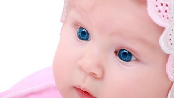 عکس بچه خوشگل چشم ابی