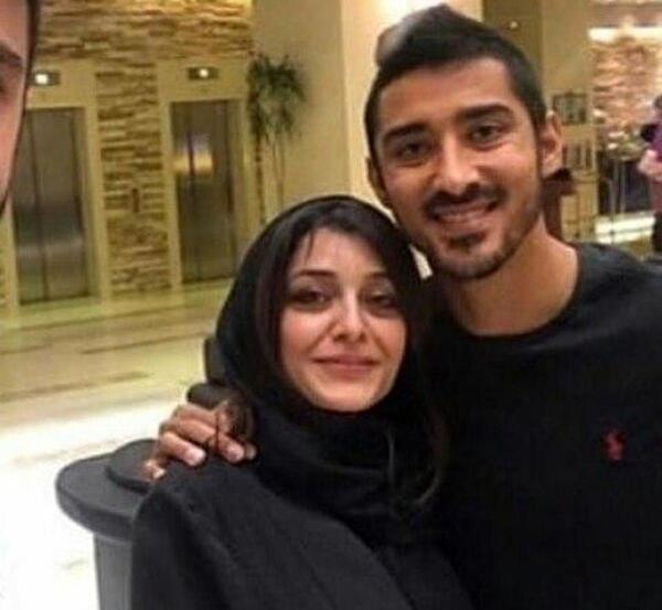 عکس ساره بیات به همراه همسرش