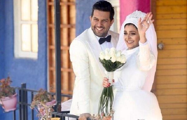 عکس ساره بیات به همراه همسرش