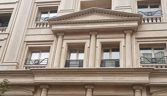عکس تاج نمای رومی