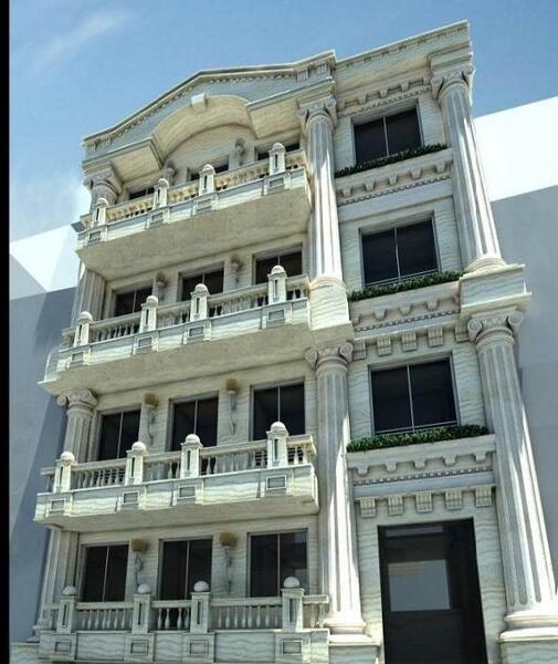 عکس تاج نمای رومی