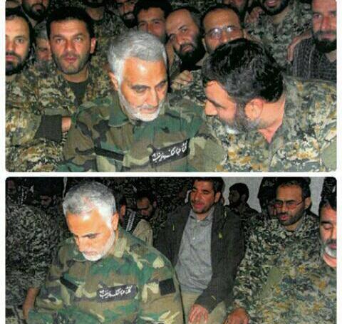 عکس حاج قاسم سلیمانی نماز