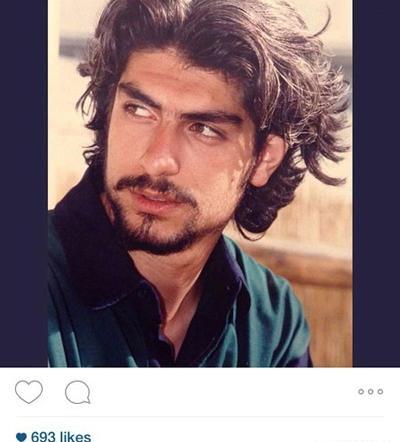 عکس حسین پاکدل در جوانی