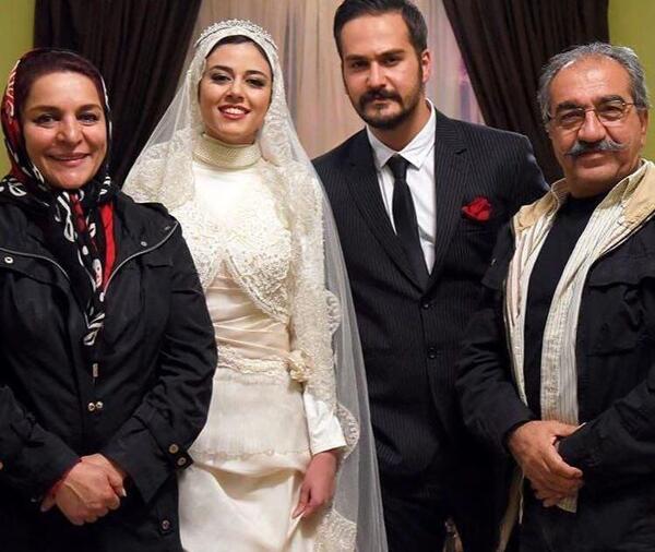 ازدواج عکس حامد بهداد و همسر واقعیش