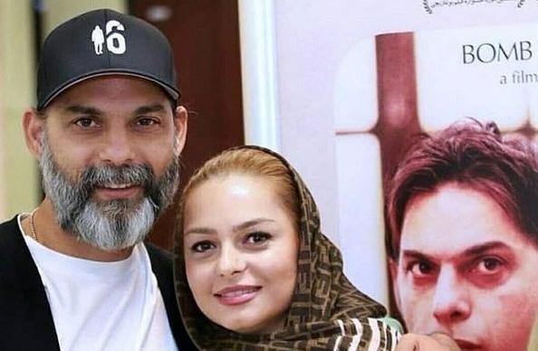 عکس پیمان معادی با همسرش