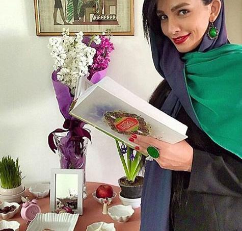 عکس های جدید بازیگران کنار سفره هفت سین