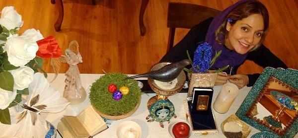 عکس های جدید بازیگران کنار سفره هفت سین