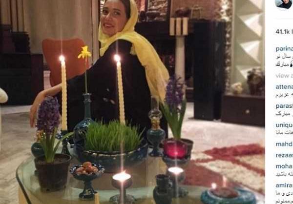 عکس های جدید بازیگران کنار سفره هفت سین