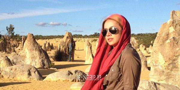 عکس شبنم قلی خانی با همسرش در استرالیا