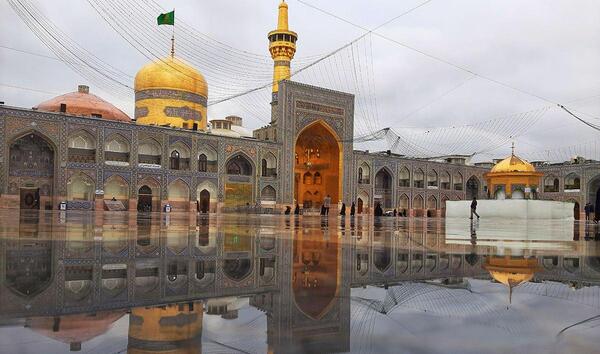 عکس خالی حرم امام رضا