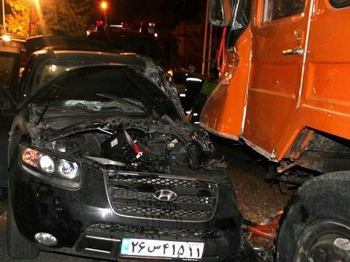 عکسهای باران کوثری بعد از تصادف