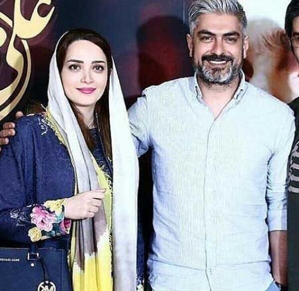 عکس رعنا آزادی ور و همسرش