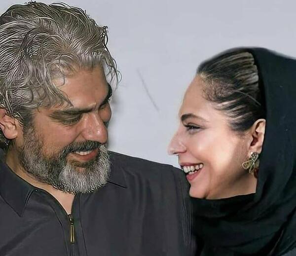 عکس رعنا آزادی ور و همسرش