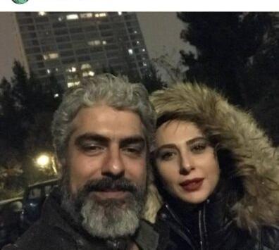 عکس رعنا آزادی ور و همسرش