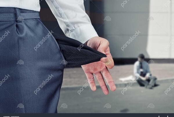 عکس جیب خالی