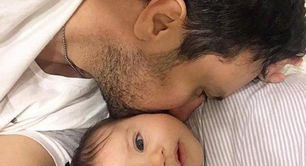 عکس بچه شاهرخ استخری نبات