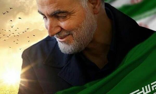 عکس سردار سلیمانی پس از شهادت