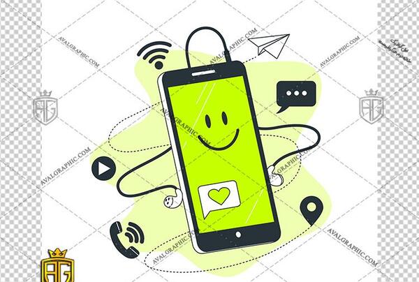 عکس دانلود وکتور تلفن همراه