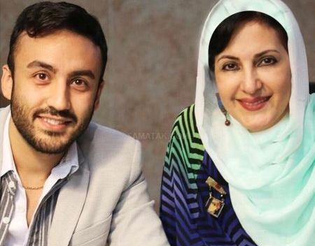 عکس پدر و مادر سام قریبیان