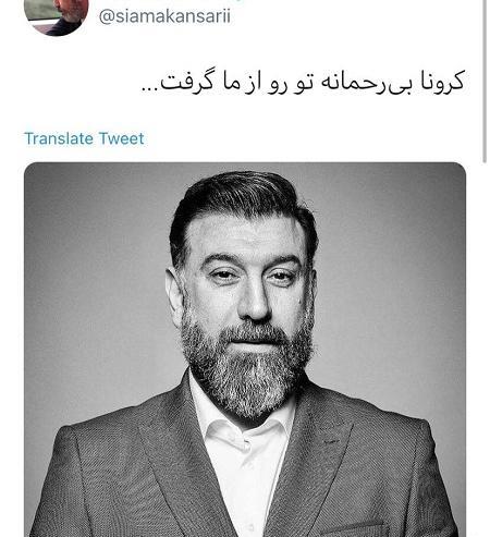 عکس مادر سیامک انصاری