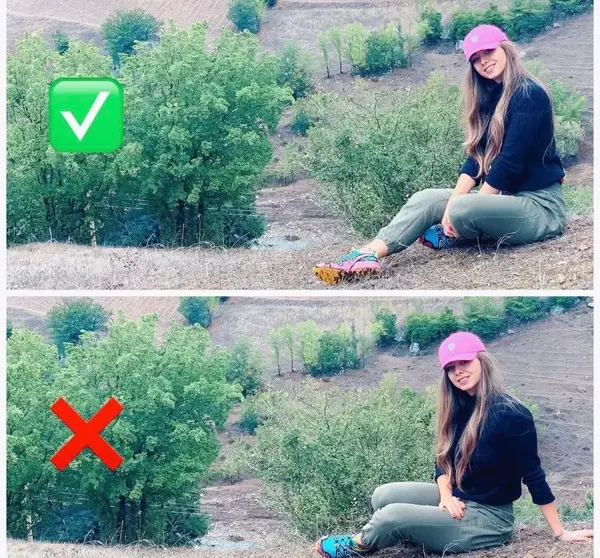 عکس نشسته در طبیعت