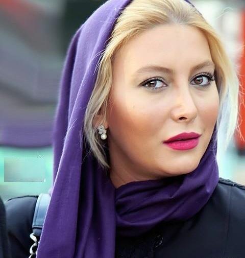 عکس فریبا نادری با کاپشن