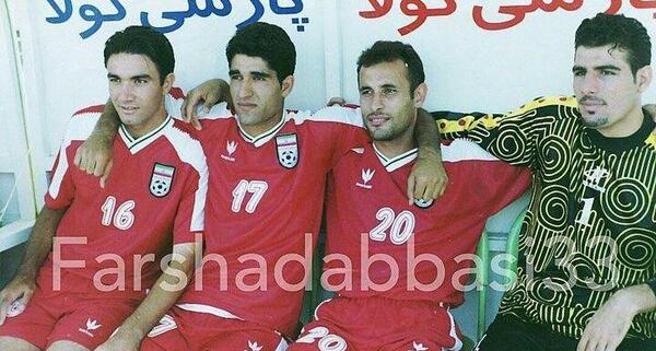 عکس پژمان جمشیدی در لباس پرسپولیس