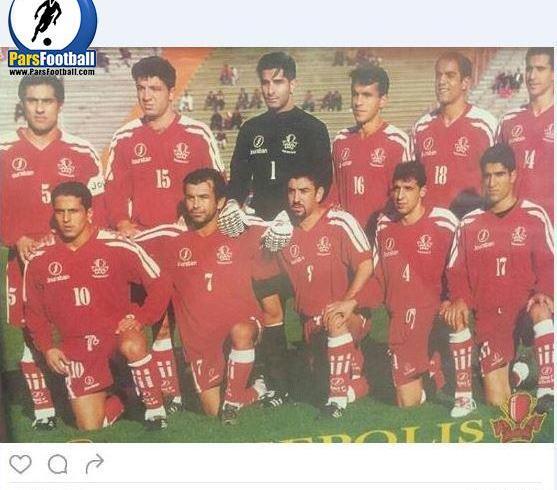 عکس پژمان جمشیدی در لباس پرسپولیس