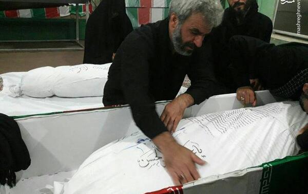 عکس جسد شهید حججی