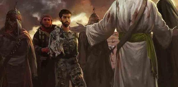 عکس جسد شهید حججی