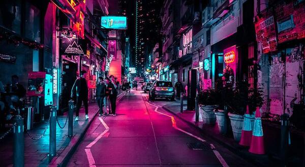 عکس بک گراند نئون