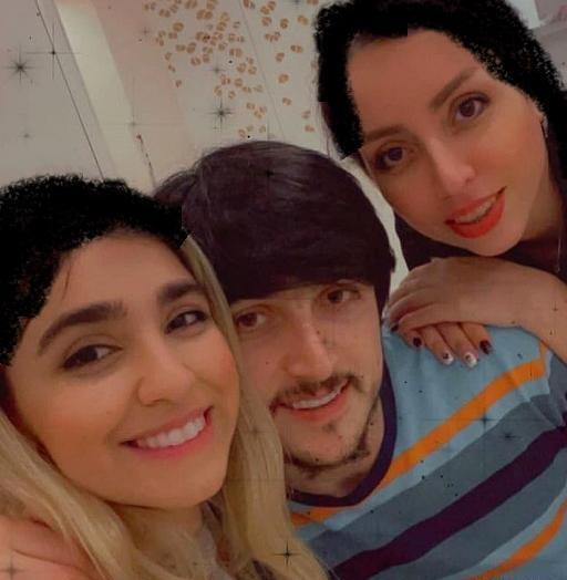عکس سردار آزمون و همسرش