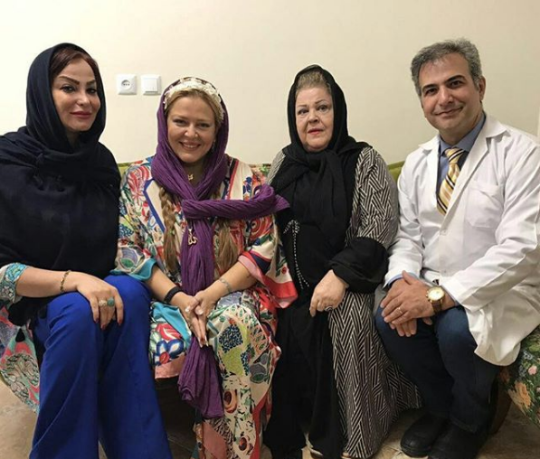 عکس پروین قائم مقامی ودخترش
