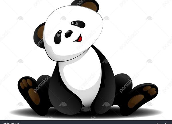 عکس نشسته پاندا