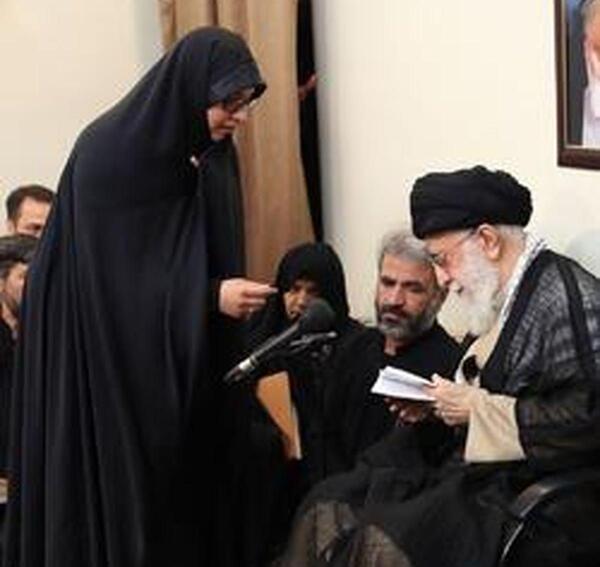 عکس عروسی زن شهید حججی