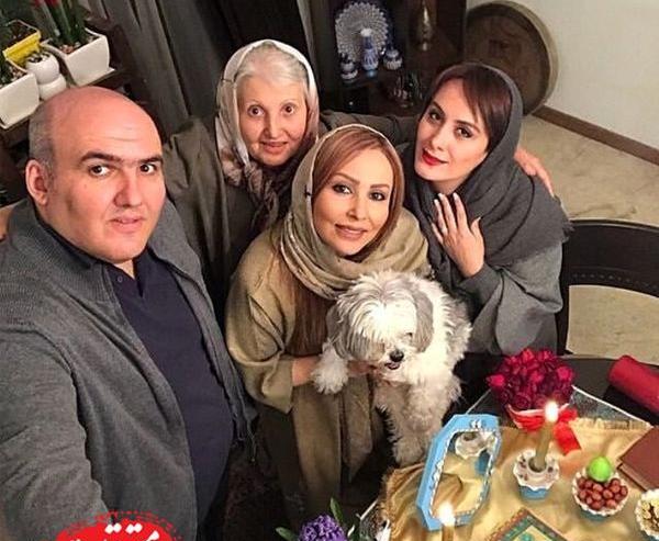 عکس خانوادگی پرستو صالحی