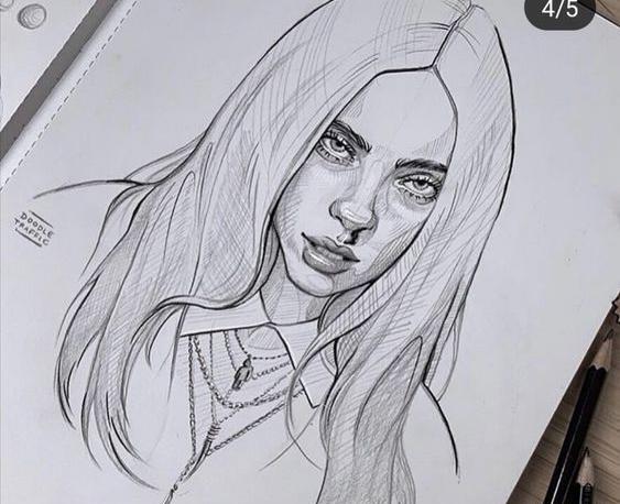 عکس نقاشی فانتزی طراحی ساده