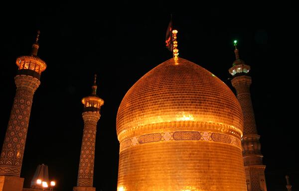 عکس لایه باز حرم حضرت معصومه