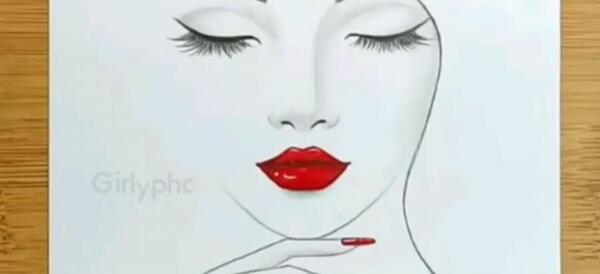 عکس نقاشی صورت آسون