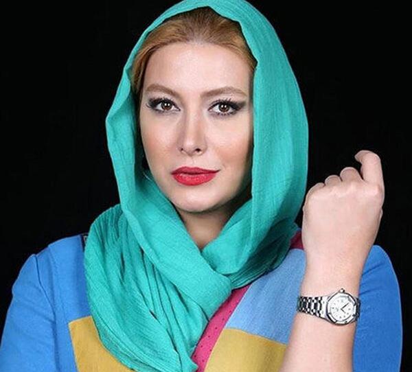عکس فریبا نادری و همسرش روی تخت خواب