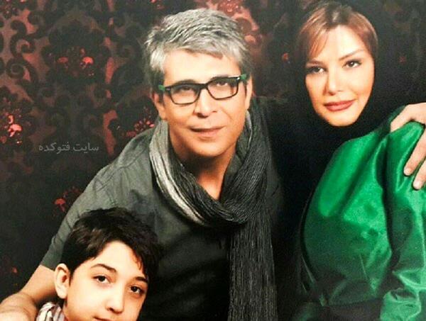 عکس پوپک گلدره با همسرش