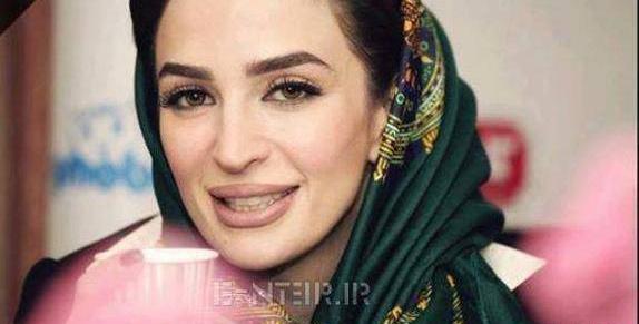 عکس پوپک گلدره با همسرش