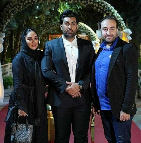 عکس الهام حمیدی با همسر دومش