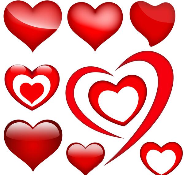 عکس وکتور قلب