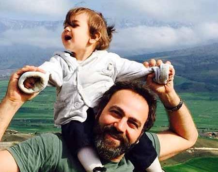 عکس آرش مجیدی و همسر و دخترش